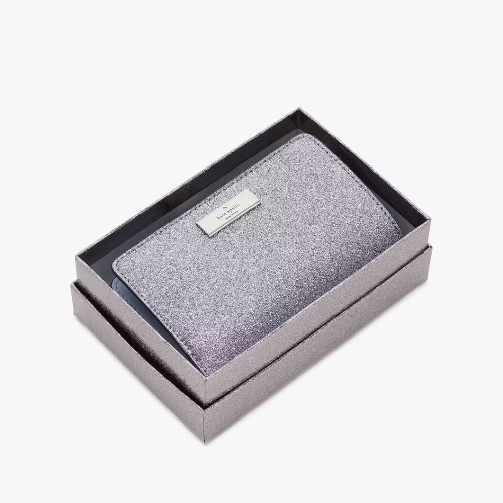 KATE SPADE SILVER TOTE & WALLET NIP - Picture 8 of 12